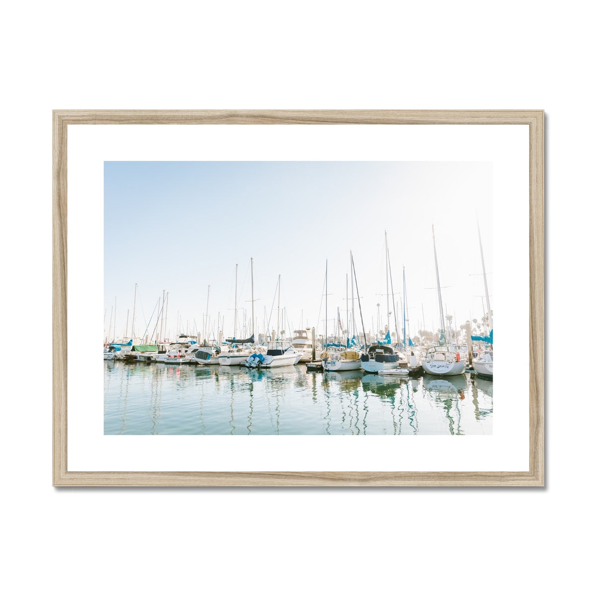 SANTA BARBARA MARINA III Framed & Mounted Print
