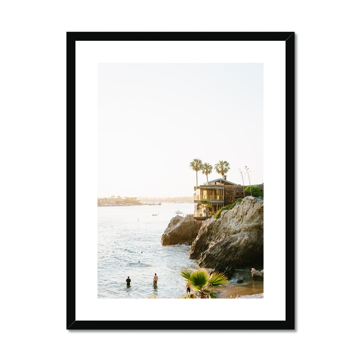 NEWPORT BEACH Framed & Mounted Print