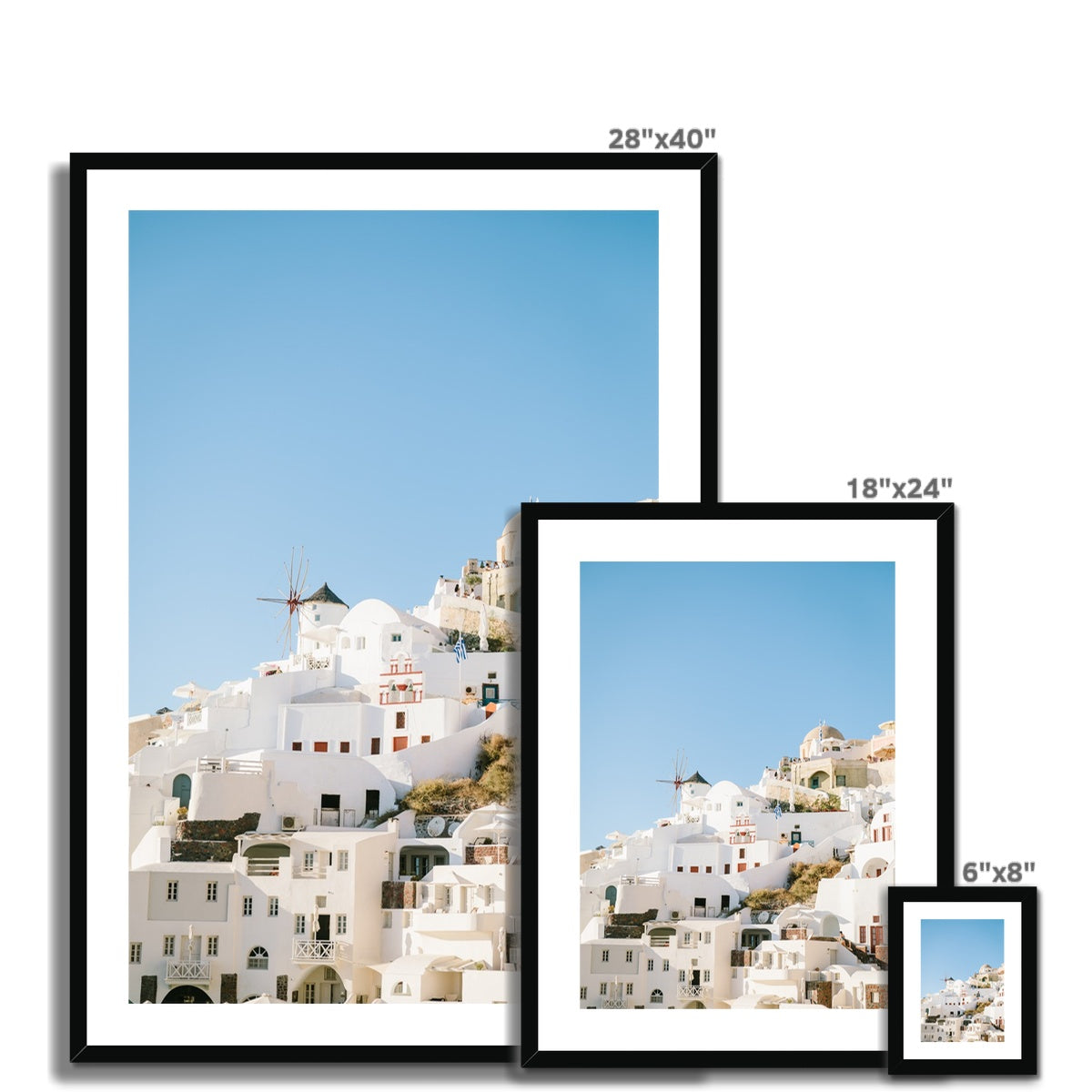 SANTORINI III Framed & Mounted Print