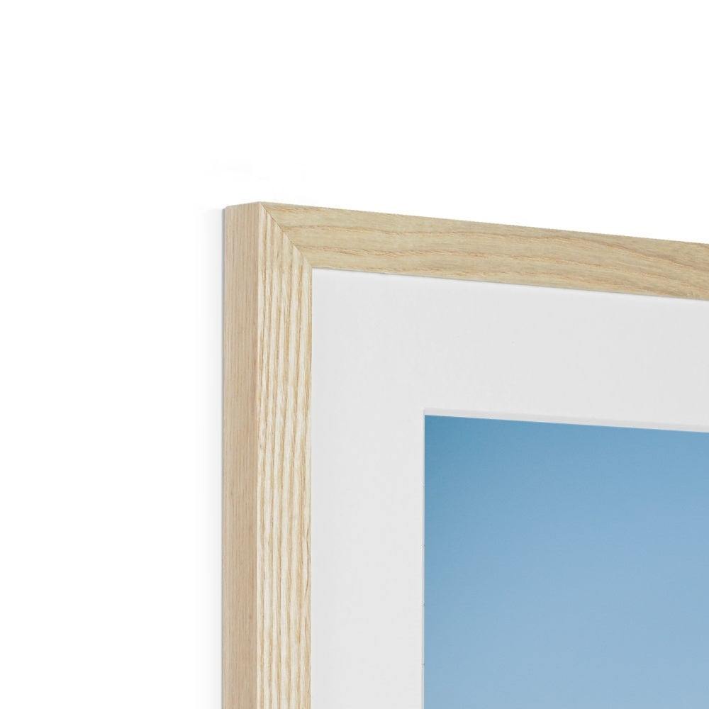 THREE BELLS SANTORINI Framed & Mounted Print