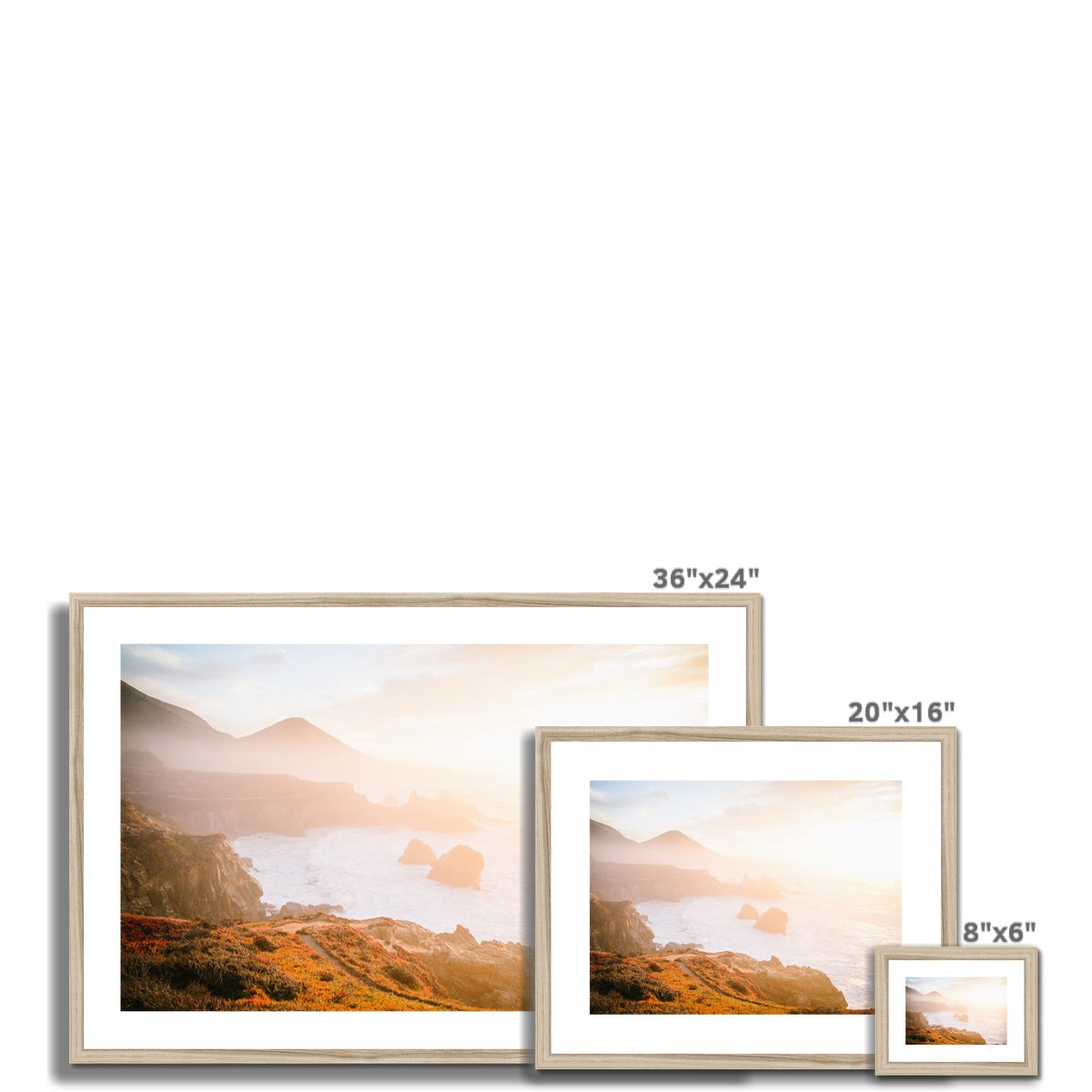 BIG SUR I Framed & Mounted Print