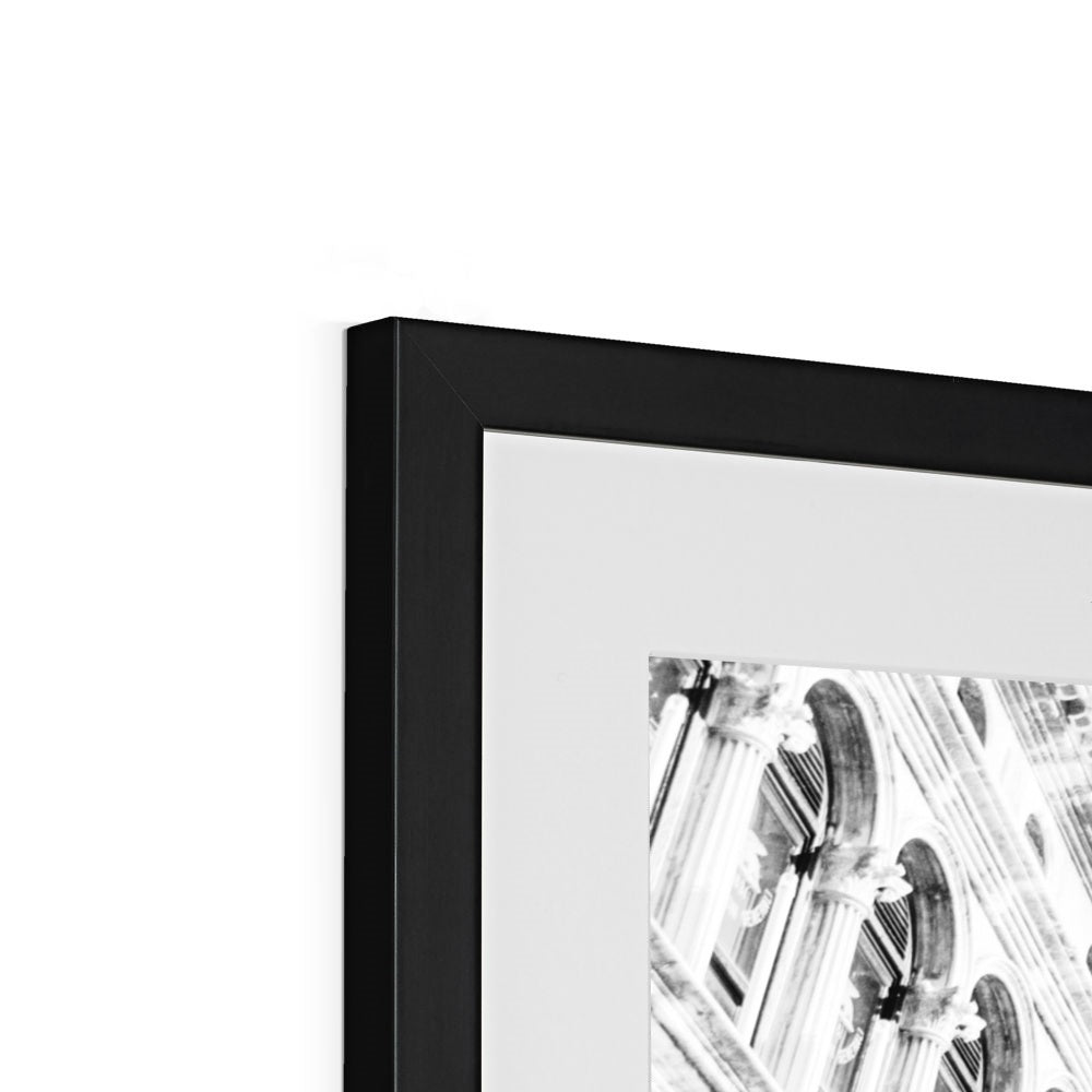 SAINT MARK'S SQUARE BW Framed & Mounted Print