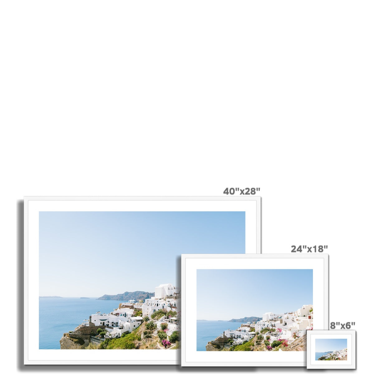 SANTORINI V Framed & Mounted Print