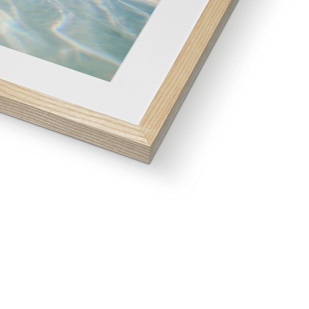 SWIMMING PIG Framed & Mounted Print