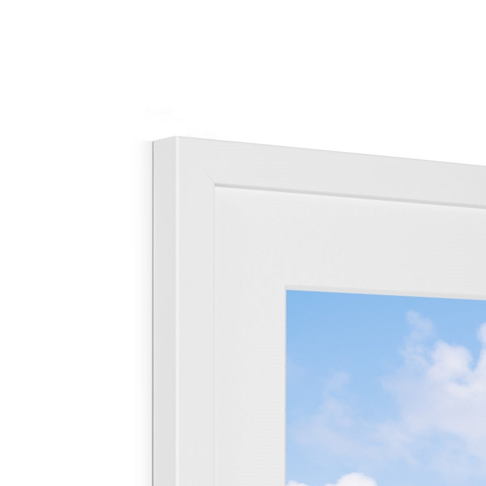 CRASHING WAVES Framed & Mounted Print