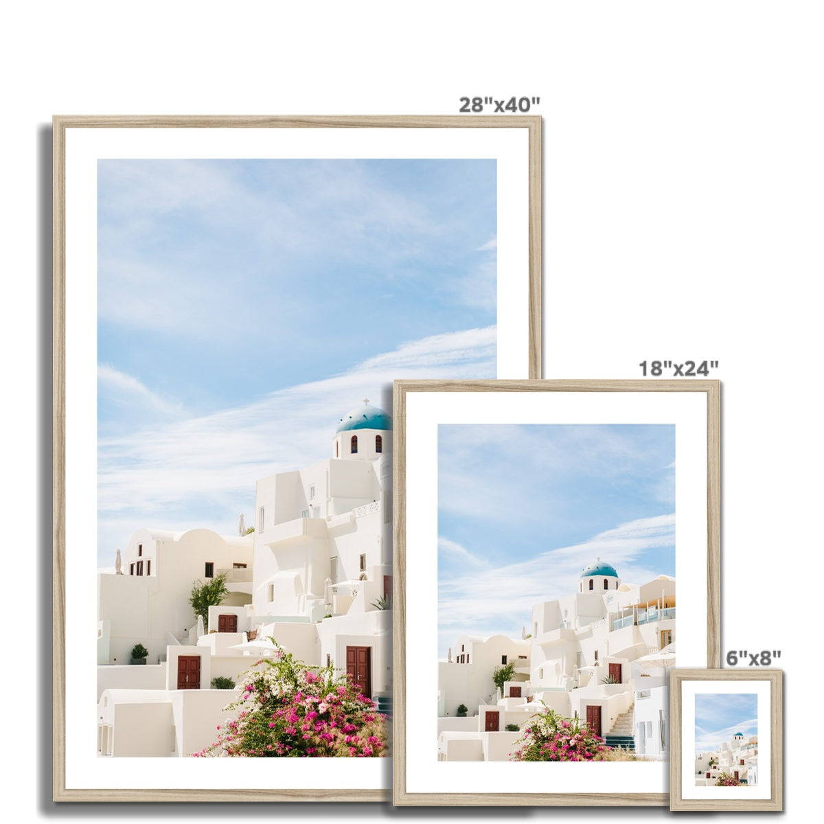 SANTORINI II Framed & Mounted Print