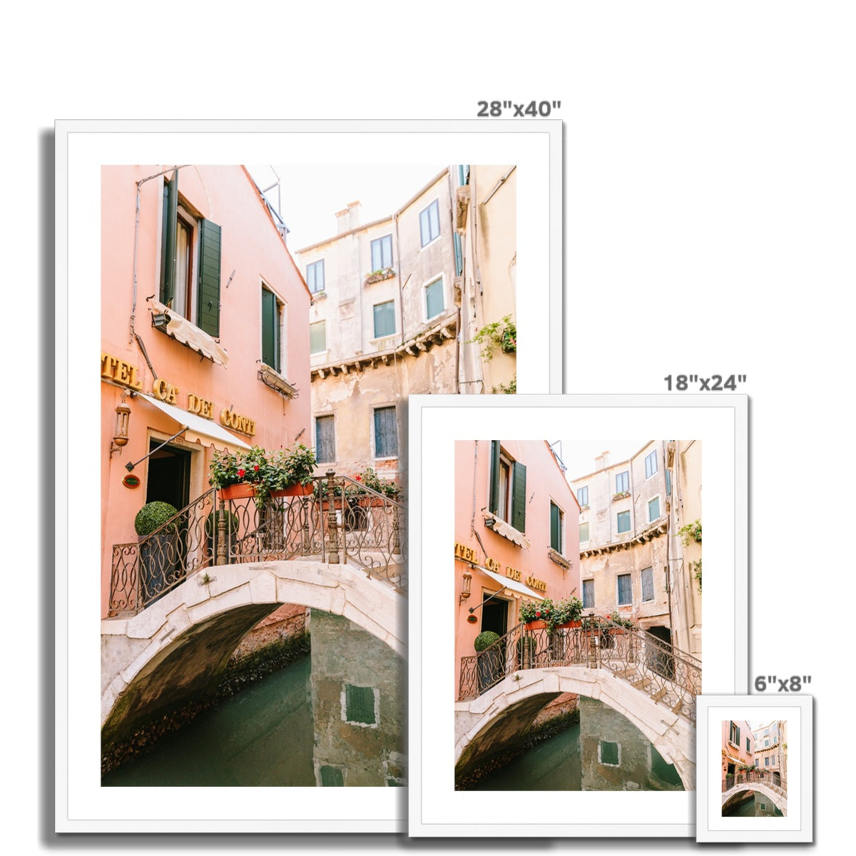 VENICE WALKWAY Framed & Mounted Print