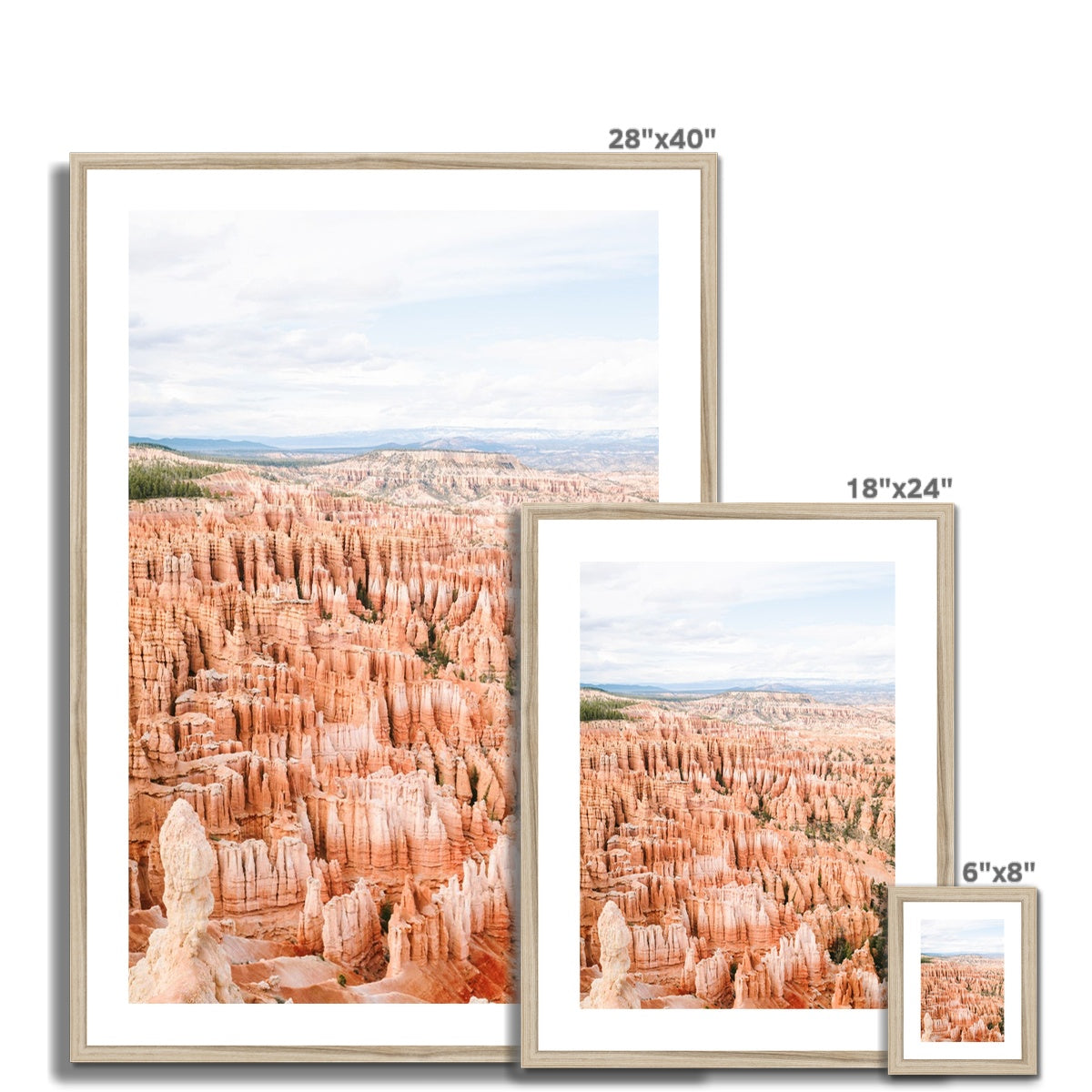 BRYCE CANYON II Framed & Mounted Print