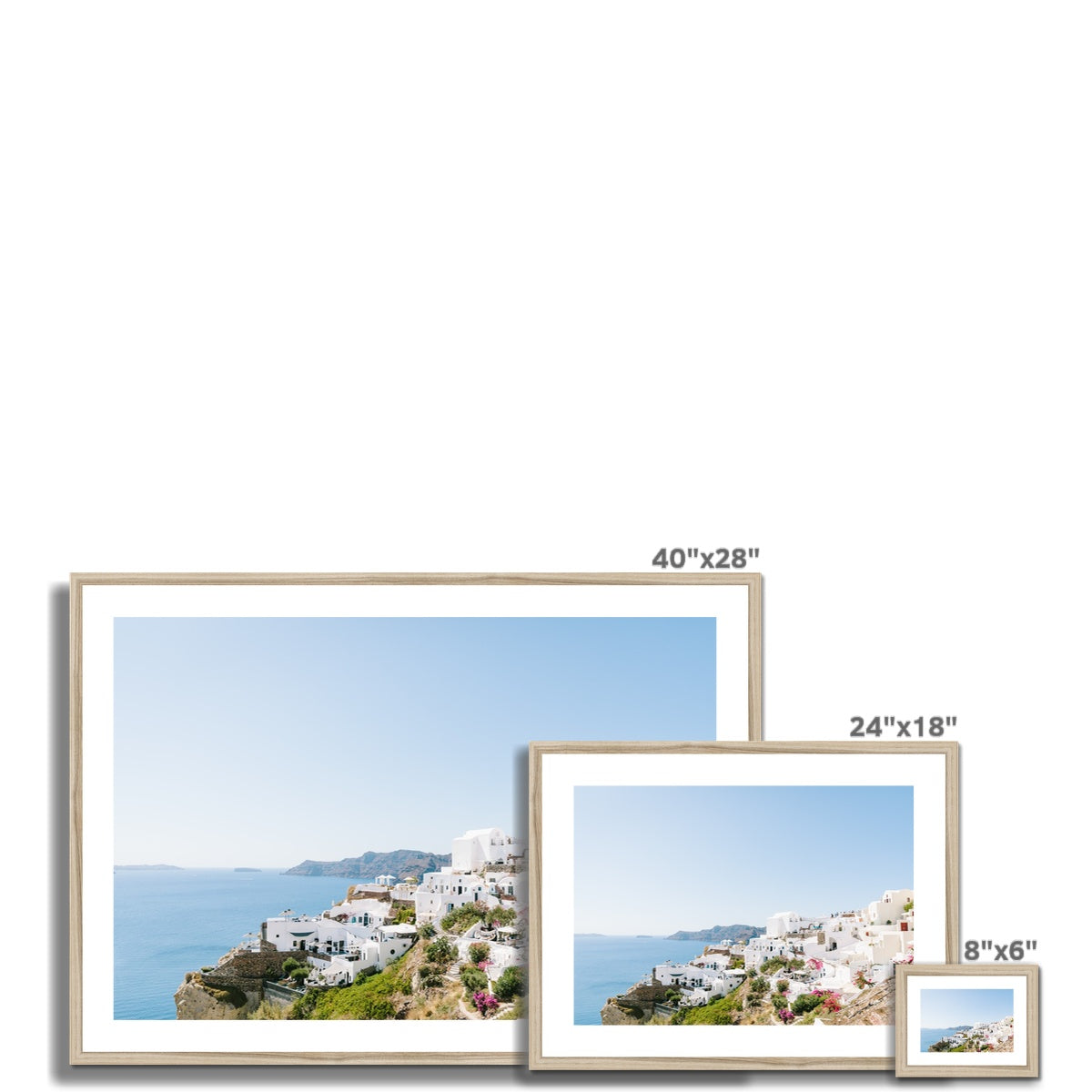 SANTORINI V Framed & Mounted Print
