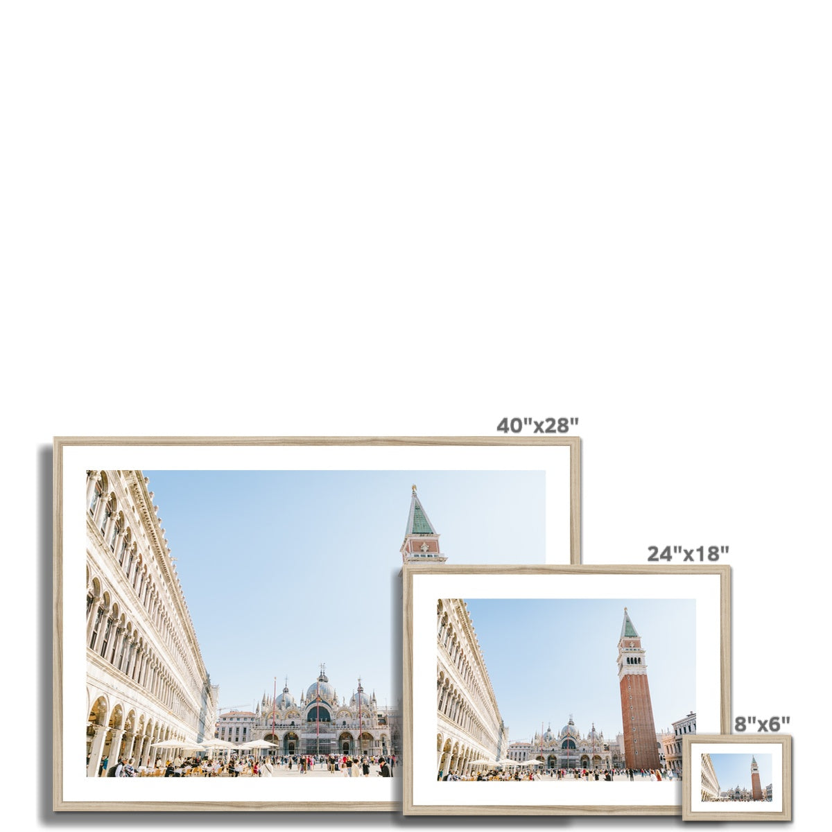 SAINT MARK'S SQUARE Framed & Mounted Print