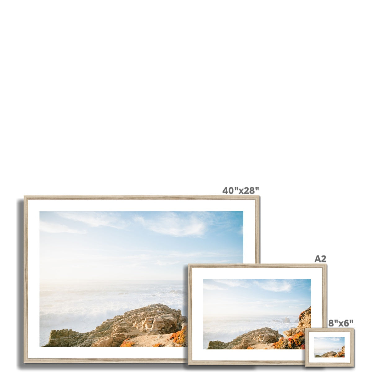 BIG SUR II Framed & Mounted Print