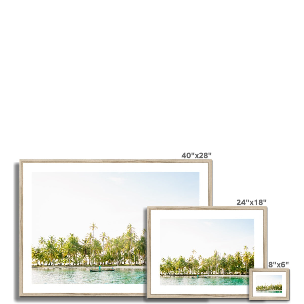 SAN BLAS MORNING Framed & Mounted Print