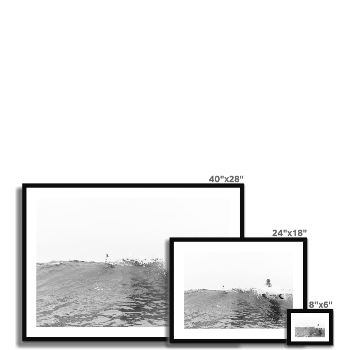 SURF III Framed & Mounted Print