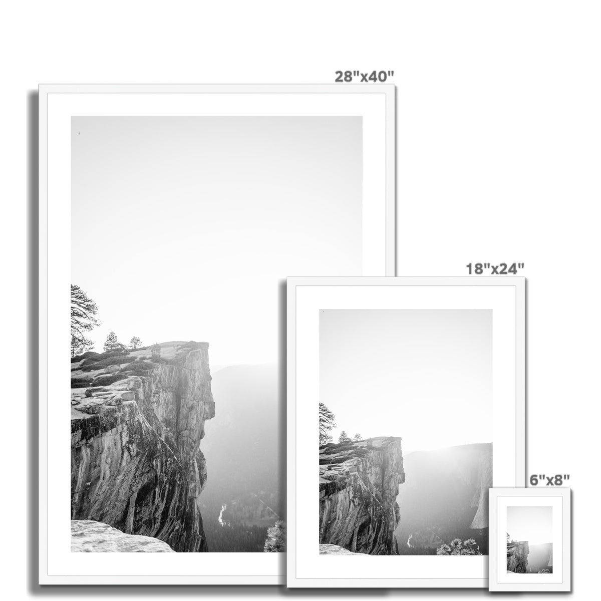 TAFT POINT BW Framed & Mounted Print