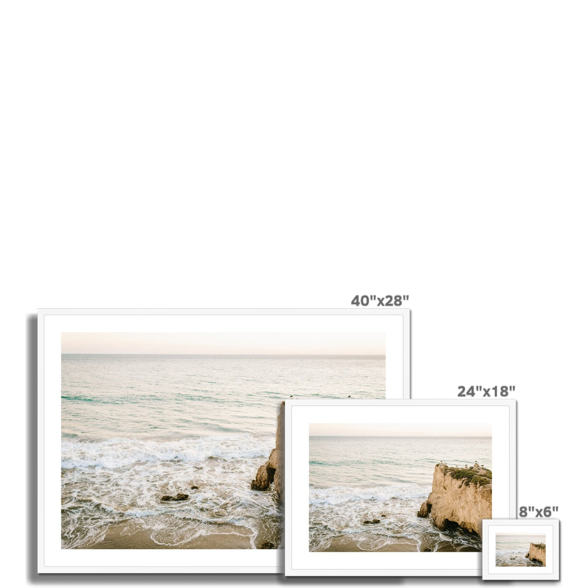 El Matador Beach III Framed & Mounted Print