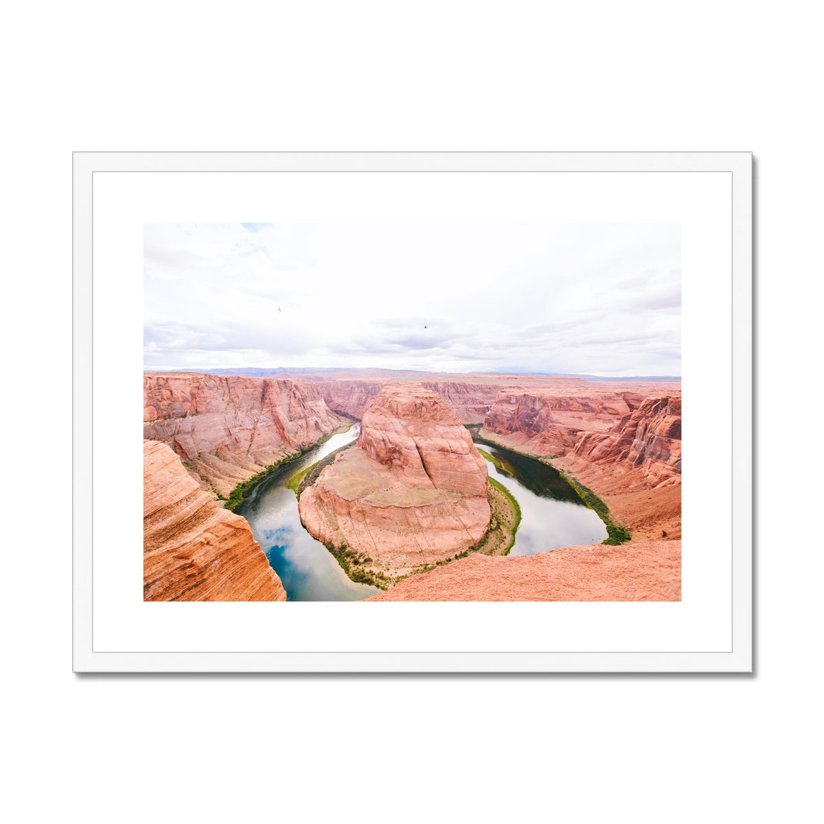 HORSESHOE BEND Framed & Mounted Print