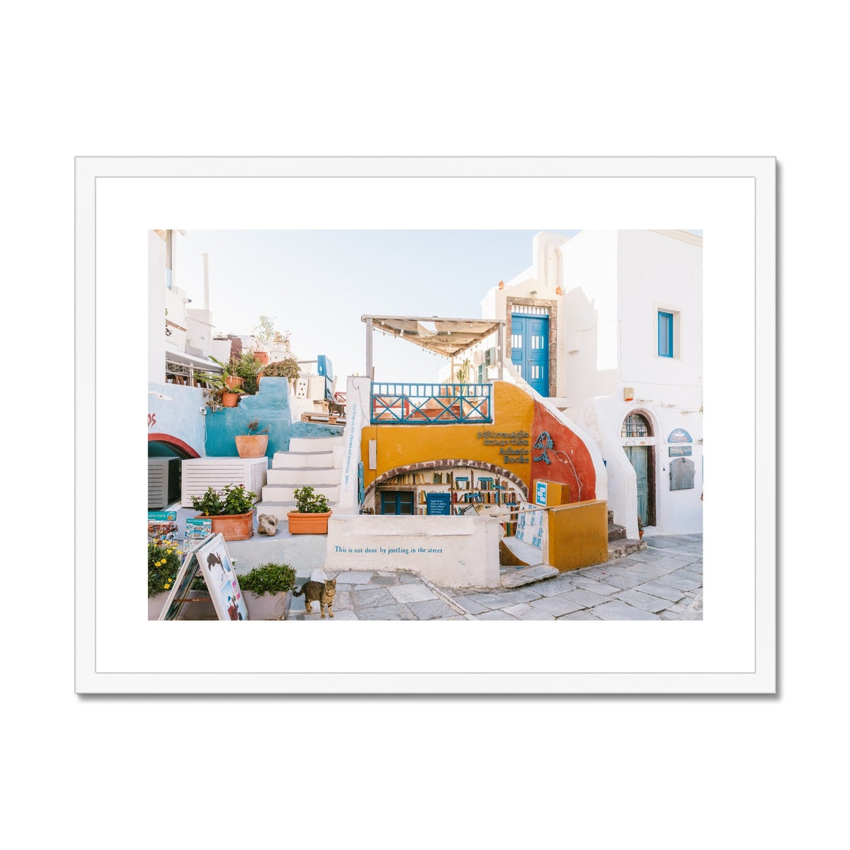 OIA BOOKSTORE Framed & Mounted Print
