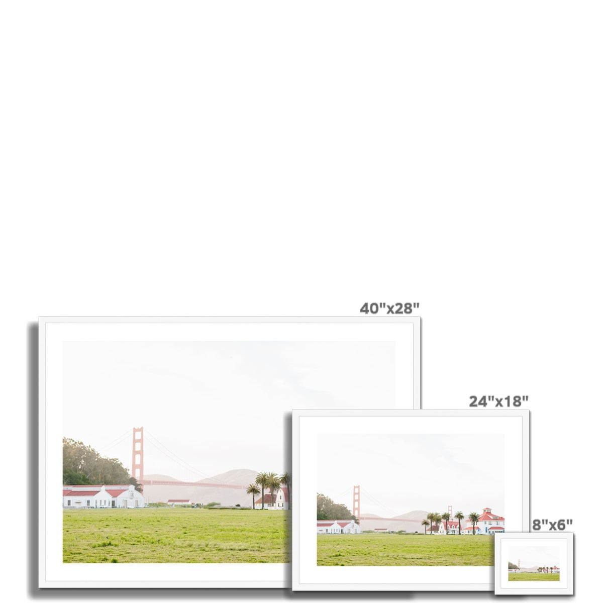 CRISSY FIELD Framed & Mounted Print