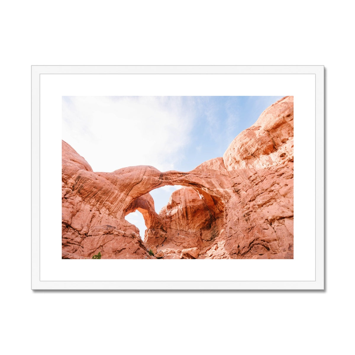 DOUBLE ARCHES Framed & Mounted Print