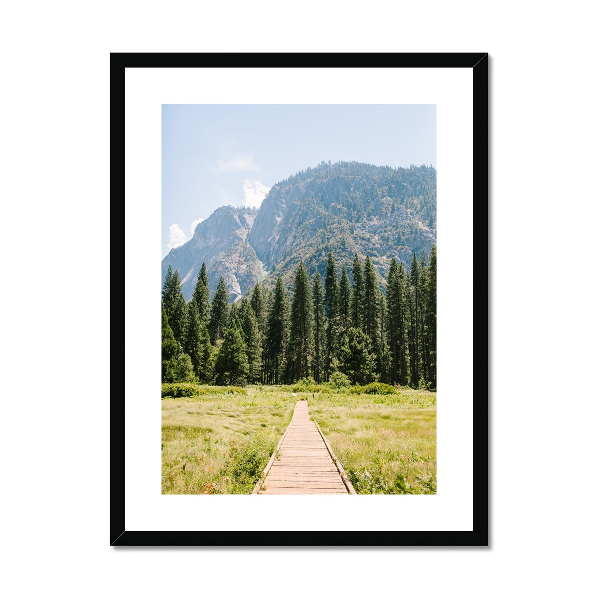 PATH TO YOSEMITE Framed & Mounted Print