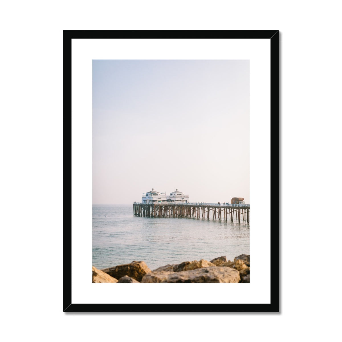 MALIBU PIER Framed & Mounted Print