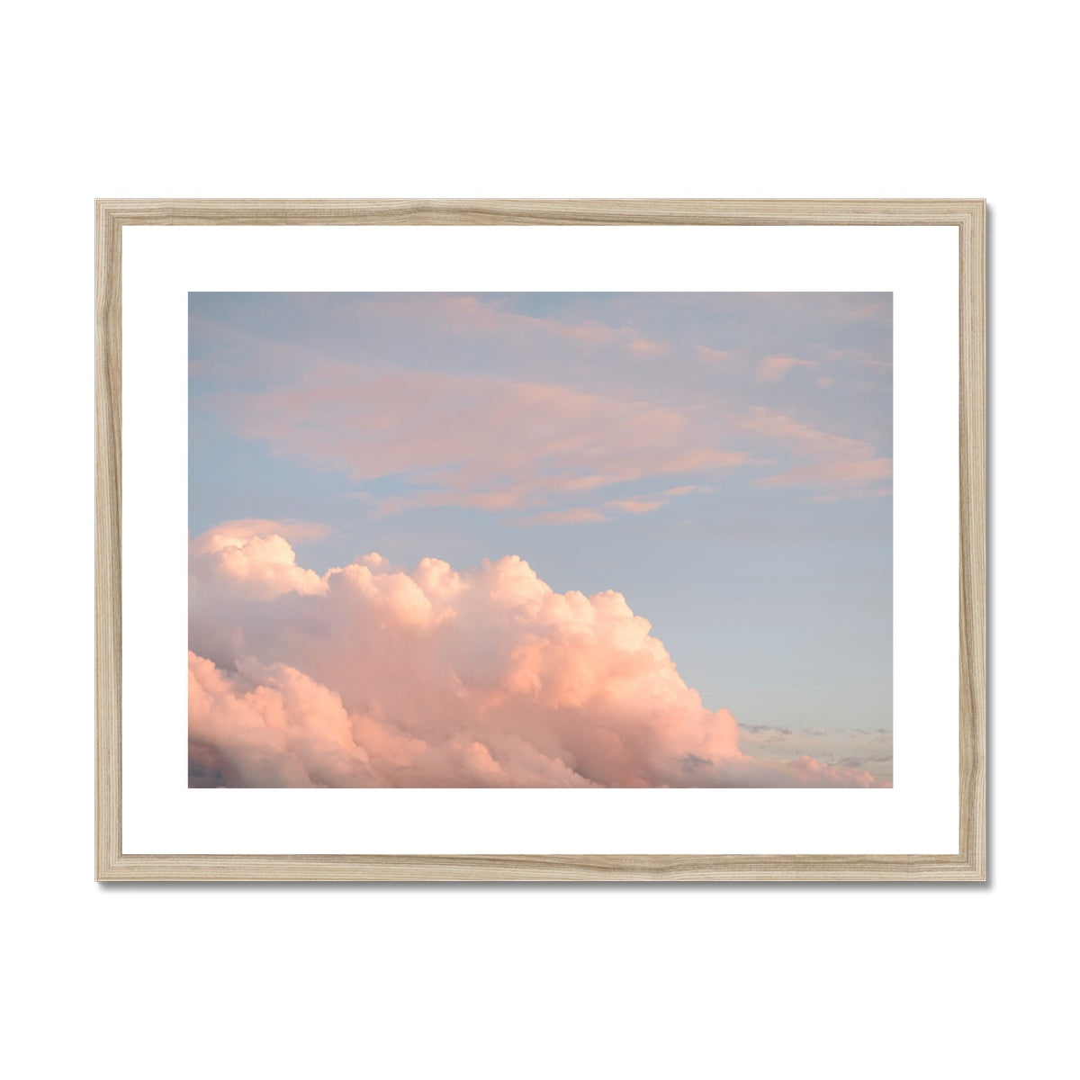 PINK CLOUDS Framed & Mounted Print