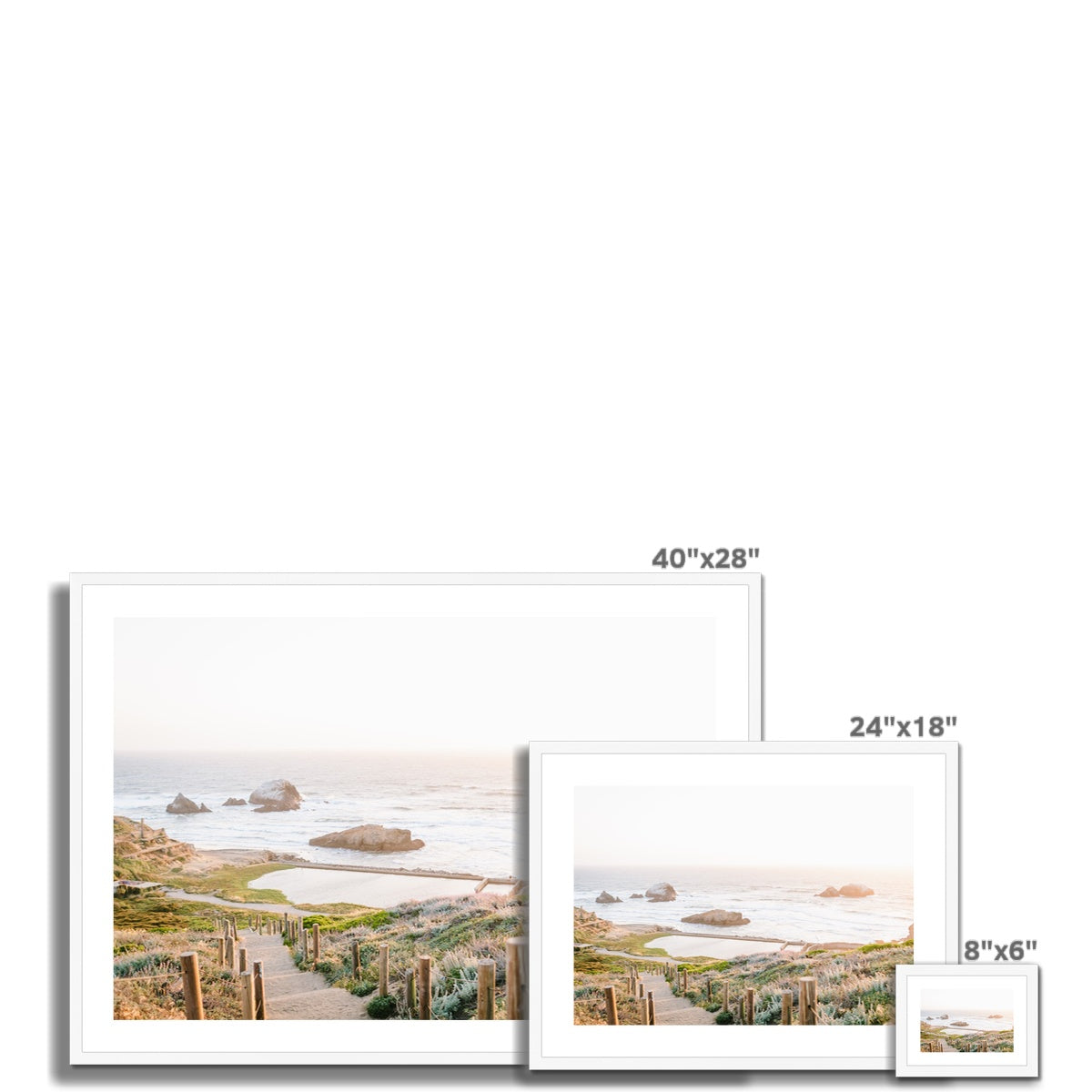 SUTRO BATHS III Framed & Mounted Print