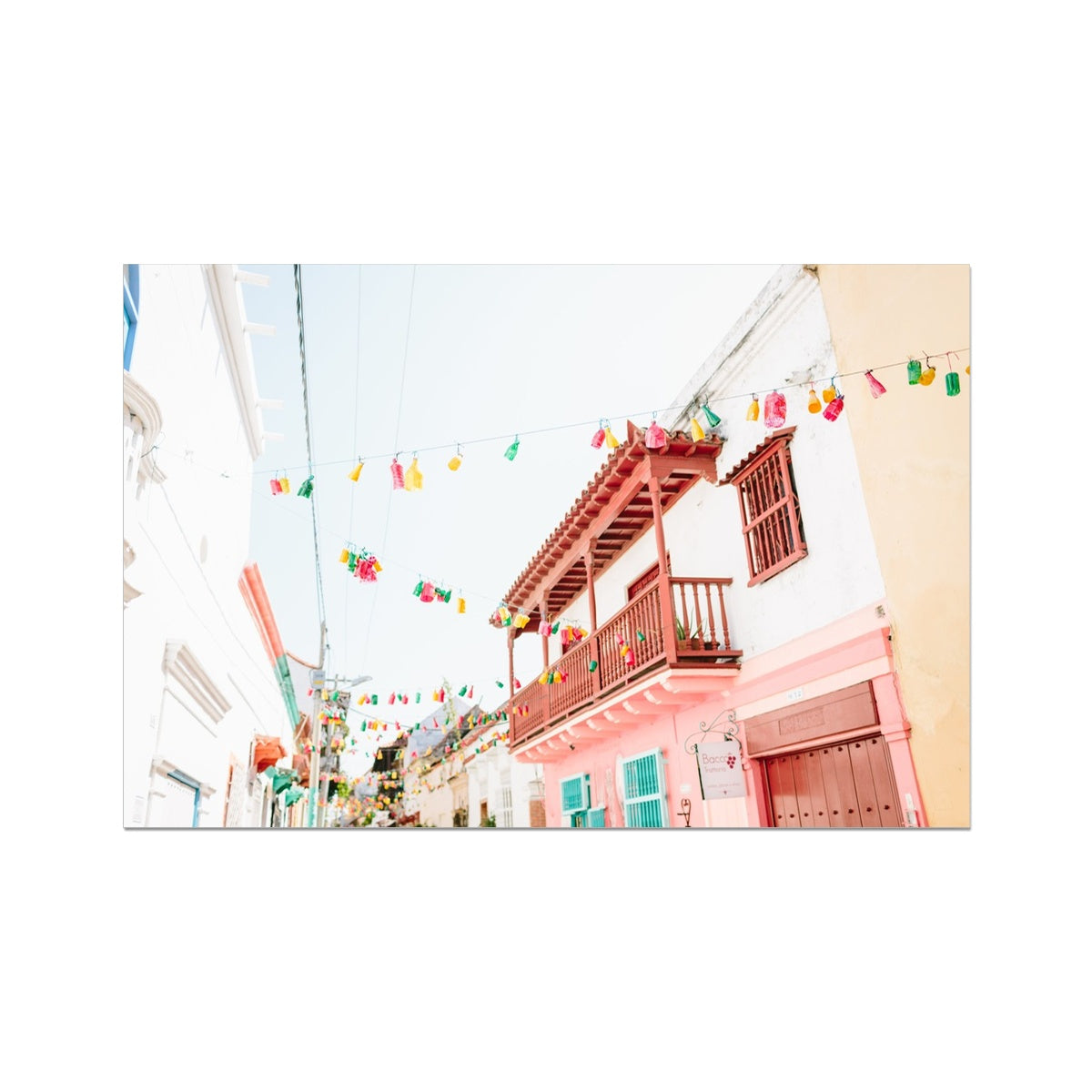 STREETS OF CARTAGENA III Fine Art Print