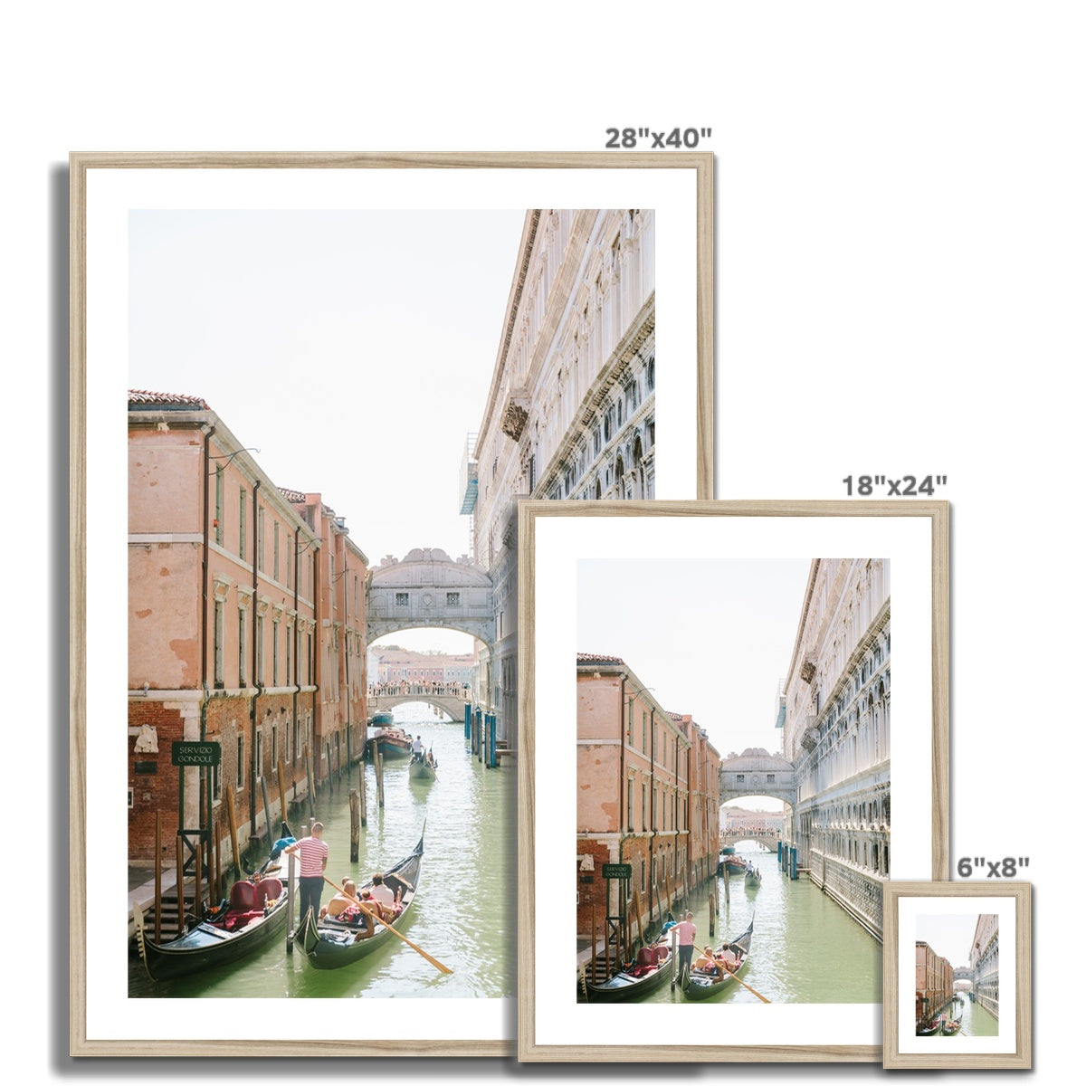 BRIDGE OF SIGHS II Framed & Mounted Print