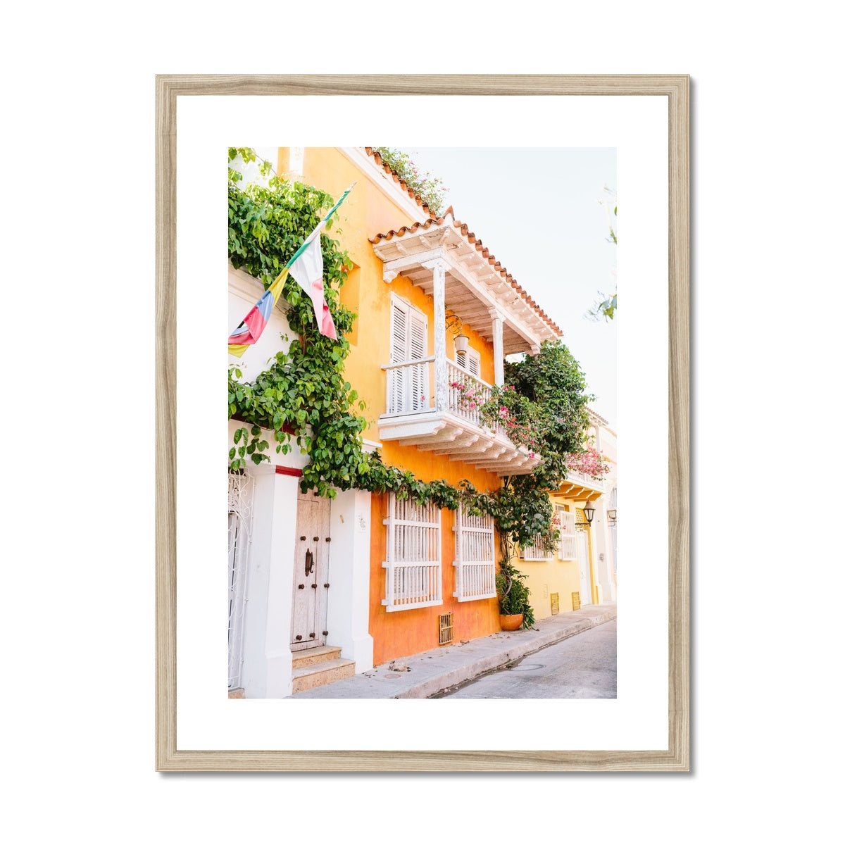 CARTAGENA BALCONY II Framed & Mounted Print