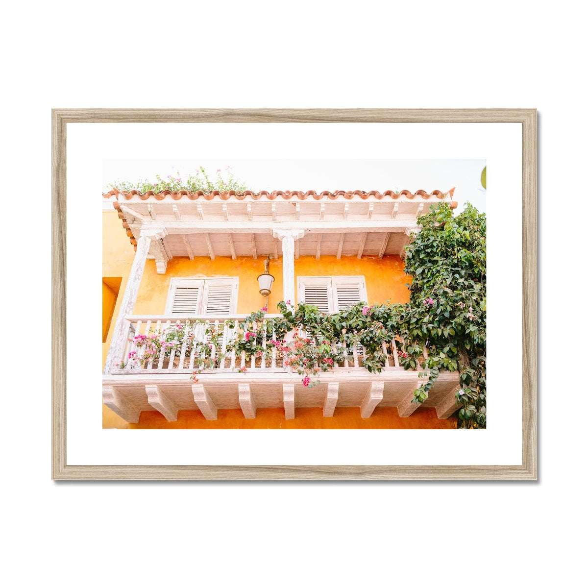 CARTAGENA BALCONY Framed & Mounted Print