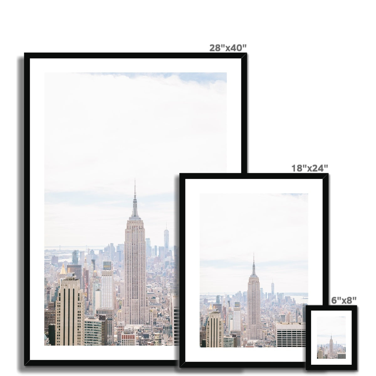 EMPIRE STATE BUILDING Framed & Mounted Print