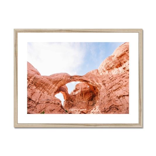 DOUBLE ARCHES Framed & Mounted Print