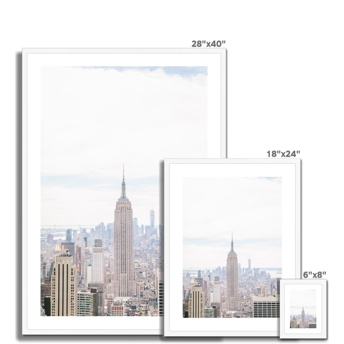 EMPIRE STATE BUILDING Framed & Mounted Print