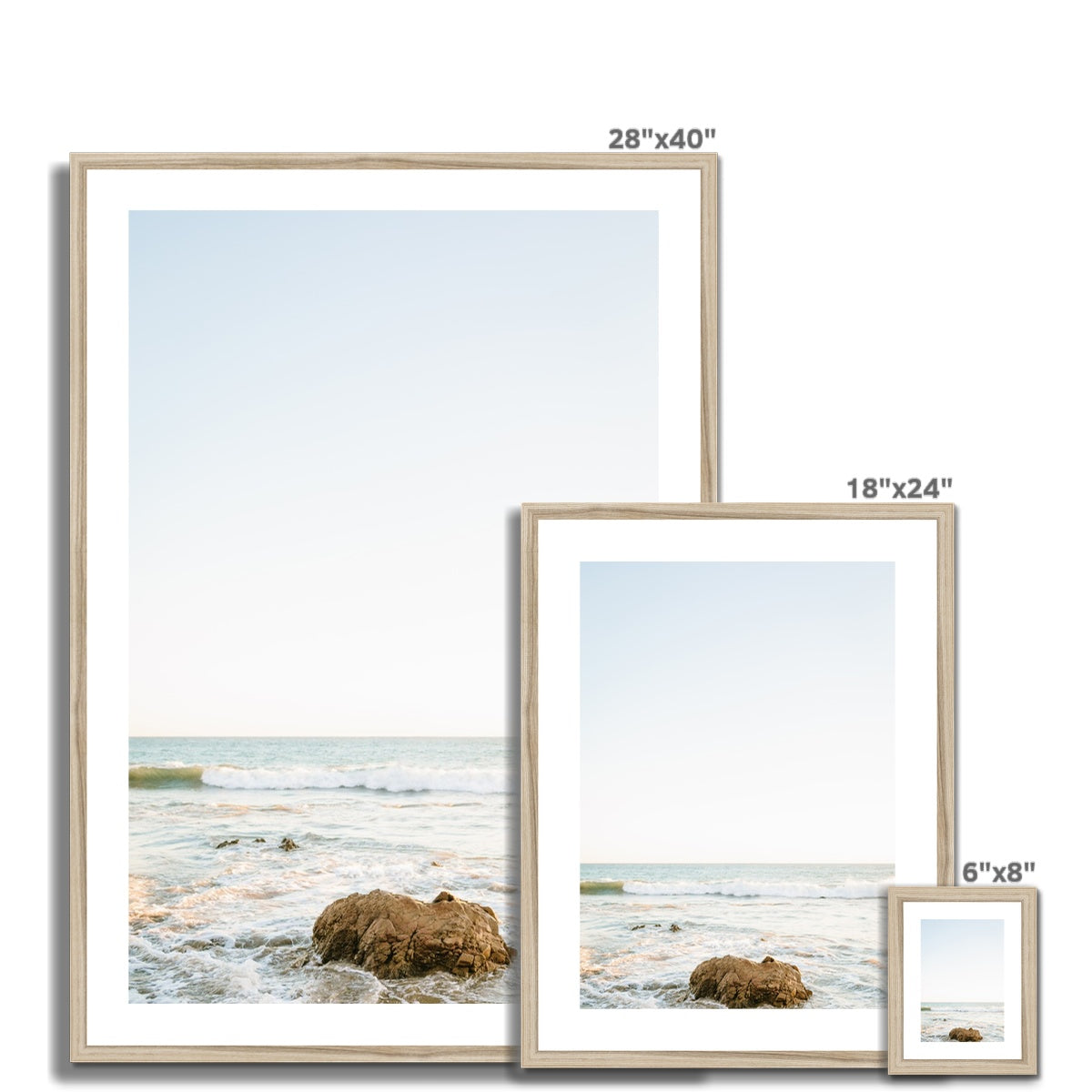 EL MATADOR BEACH II Framed & Mounted Print