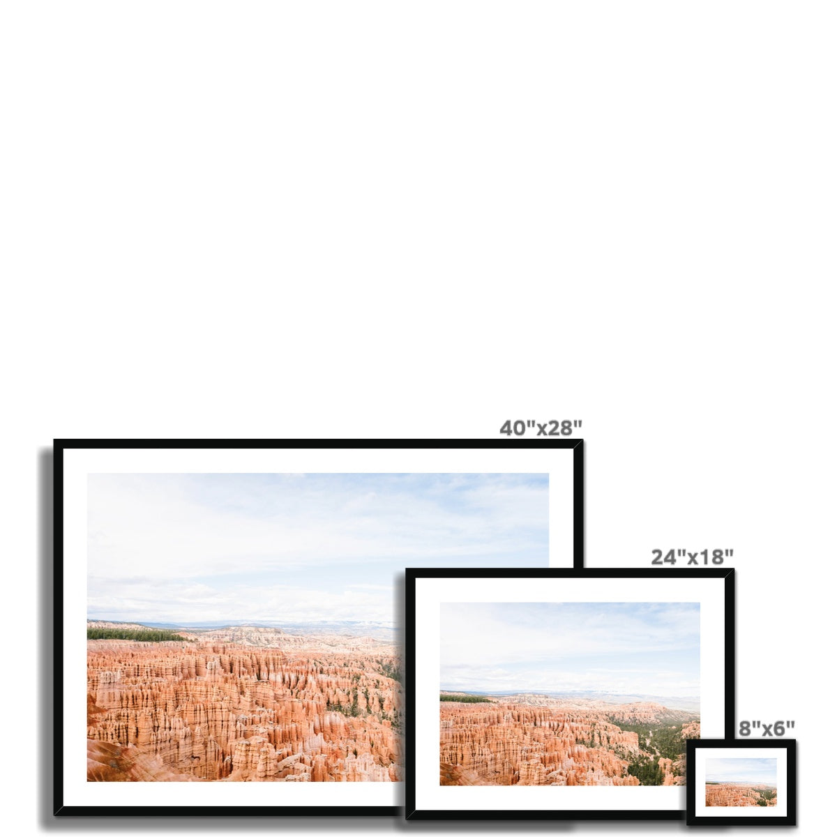 BRYCE CANYON Framed & Mounted Print