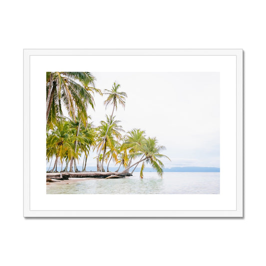 BENDING PALM Framed & Mounted Print