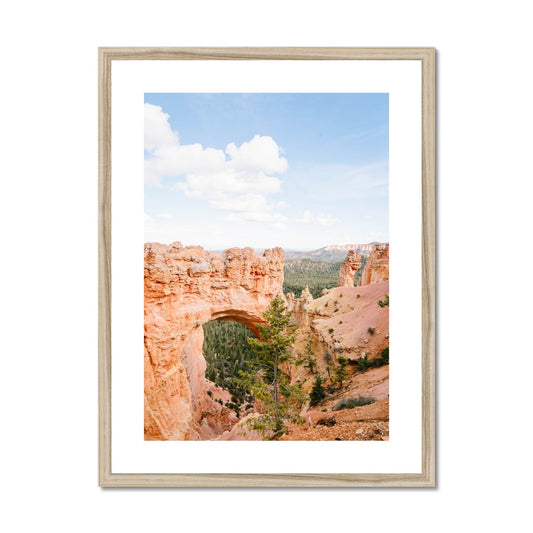 BRYCE CANYON NATURAL BRIDGE Framed & Mounted Print