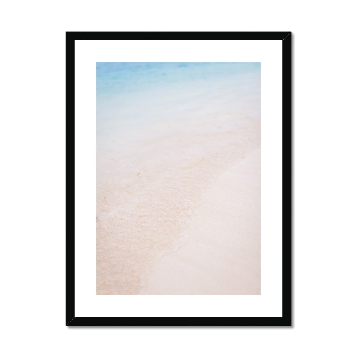 CALM BEACH Framed & Mounted Print