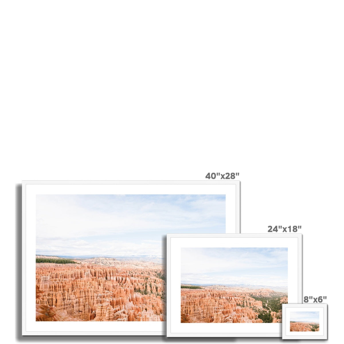 BRYCE CANYON Framed & Mounted Print