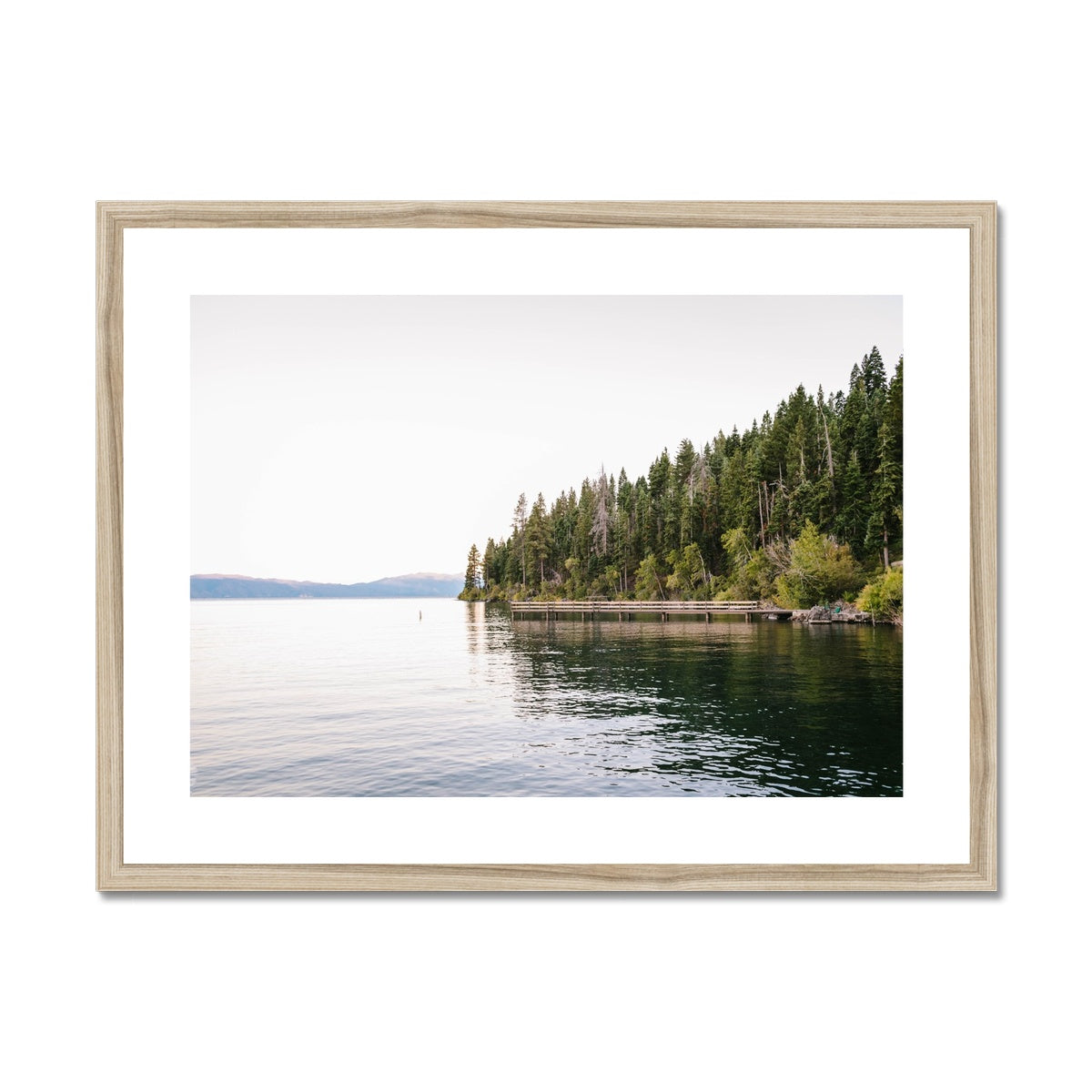 LAKE TAHOE III Framed & Mounted Print