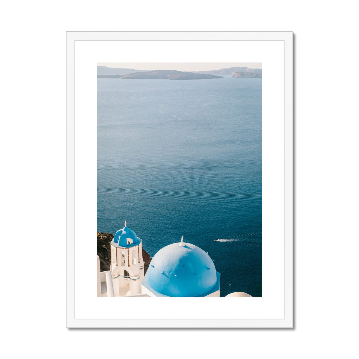 BLUE DOME Framed & Mounted Print