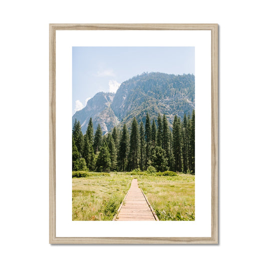 PATH TO YOSEMITE Framed & Mounted Print