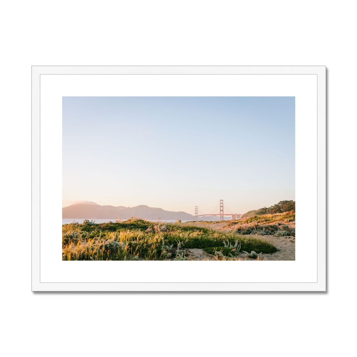 BAKER BEACH Framed & Mounted Print