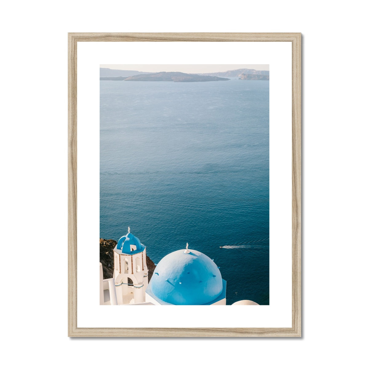 BLUE DOME Framed & Mounted Print