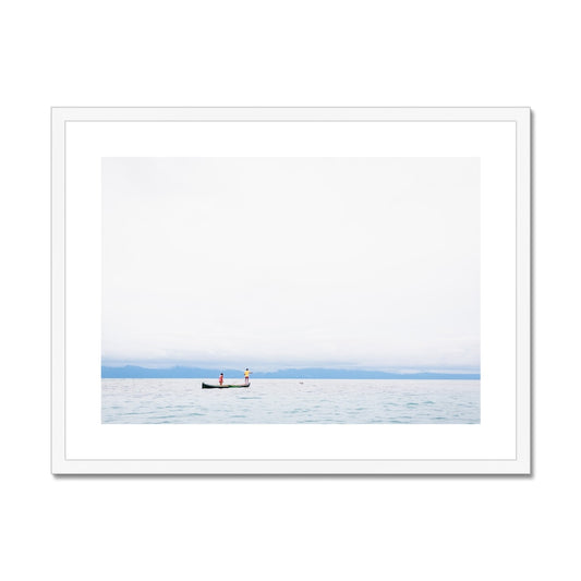 PANAMANIAN FISHERMEN Framed & Mounted Print